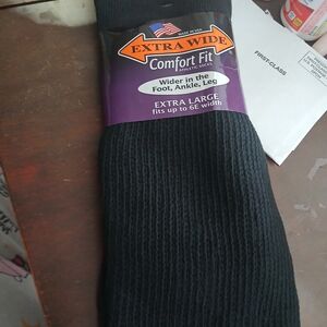 Black Comfort Fit Men's Socks